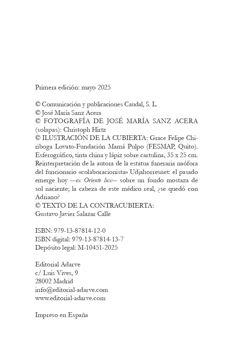 Página de créditos: Nueve miradas a lo clásico
